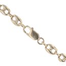 9ct Yellow Gold Button Chain 20"