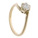18ct Yellow Gold 0.50ct Diamond Solitaire Ring