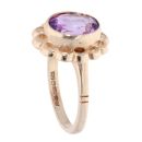9ct Yellow Gold Amethyst Dress Ring