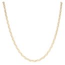9ct Yellow Gold Wave Chain 18"