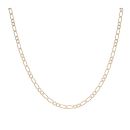 9ct Yellow Gold Figaro Chain 24"