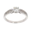 18ct White Gold 0.50ct Brilliant Cut Diamond Solitaire Ring