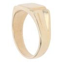 9ct Yellow Gold Plain Square Signet Ring