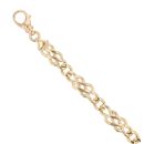 9ct Yellow Gold Celtic Bracelet 8.5"