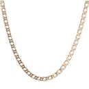 9ct Yellow Gold Double Curb Chain 18"