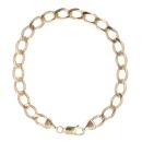 9ct Yellow Gold Curb Bracelet 8"