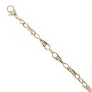 9ct Yellow Gold Fancy Bracelet 8"