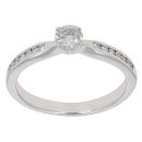9ct White Gold 0.50ct Brilliant Cut Diamond Solitaire Ring