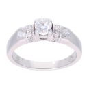 18ct White Gold 0.65ct Diamond Solitaire Ring