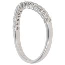 18ct Yellow Gold 0.33ct Brilliant Cut Diamond Wishbone Ring