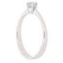 18ct White Gold 0.25ct Brilliant Cut Diamond Solitaire Ring