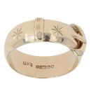 9ct Yellow Gold Buckle Ring