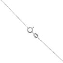 9ct White And Rose Gold Cubic Zirconia Circles Pendant And Chain 18"