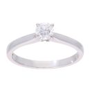 Platinum 0.33ct Diamond Solitaire Ring