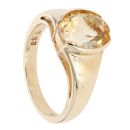 9ct Yellow Gold Created Citrine Dress Ring