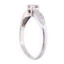 9ct White Gold 0.20ct Diamond Solitaire Ring