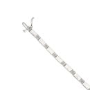 14ct White Gold 0.70ct Brilliant Cut Diamond Bracelet 7"