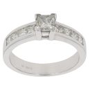 18ct White Gold 1.10ct Diamond Solitaire Ring