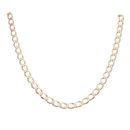 9ct Yellow Gold Curb Chain 18"