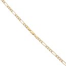 9ct Yellow Gold Figaro Chain 18"