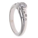 18ct White Gold 0.65ct Brilliant Cut Diamond Solitaire Ring