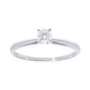 14ct White Gold 0.25ct Solitaire Diamond Ring