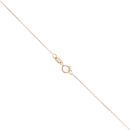 9ct Yellow And White Gold 0.25ct Brilliant Cut Diamond Trilogy Pendant And Chain 18"