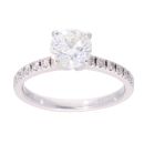 Platinum 1.45ct Diamond Solitaire Ring
