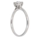 Platinum 0.50ct Princess Cut Diamond Solitaire Ring