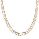 9ct Yellow Gold Greek Key Fancy Chain 24"
