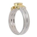 18ct Yellow And White Gold 0.40ct Brilliant Cut Diamond Solitaire Ring