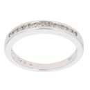 9ct White Gold 0.25ct Brilliant Cut Diamond Eternity Ring