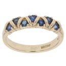9ct Yellow Gold Sapphire Dress Ring