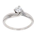 18ct White Gold 0.33ct Diamond Solitaire Ring