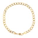 9ct Yellow Gold Curb Bracelet 8.5"