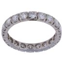 14ct White Gold 2.50ct Diamond Full Eternity Ring