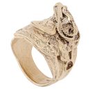 9ct Yellow Gold Saddle Ring
