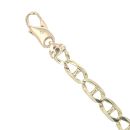 9ct Yellow Gold Anchor Bracelet 8.5"