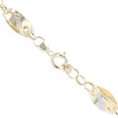 14ct Yellow And White Gold Greek Key Chain 24"