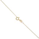 9ct Yellow Gold 0.10ct Diamond Locket And Chain 18"