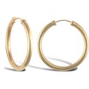 9ct Yellow Gold Hoop Earrings