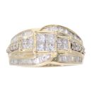 9ct Yellow Gold 1.00ct Fancy Diamond Ring