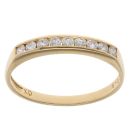 18ct Yellow Gold 0.25ct Diamond Eternity Ring