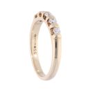 9ct Yellow Gold 0.25ct Diamond Five Stone Eternity Ring