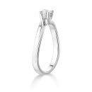 9ct White Gold 0.25ct Diamond Solitaire Ring