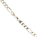 9ct Yellow Gold Figaro Chain 24"