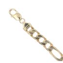 9ct Yellow Gold Figaro Bracelet 8.5"