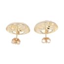 9ct Yellow Gold Triple Knot Stud Earrings