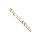9ct Yellow Gold Figaro Bracelet 8.5"