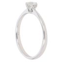 9ct White Gold 0.25ct Diamond Solitaire Ring